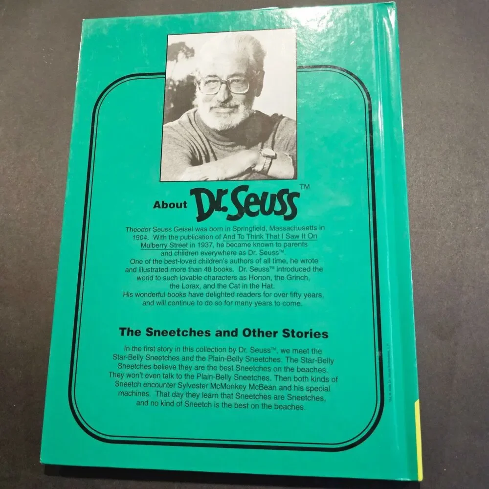 Dr. Seuss Sneeches and Other Stories Random House Hardcover 1961 Picture Book